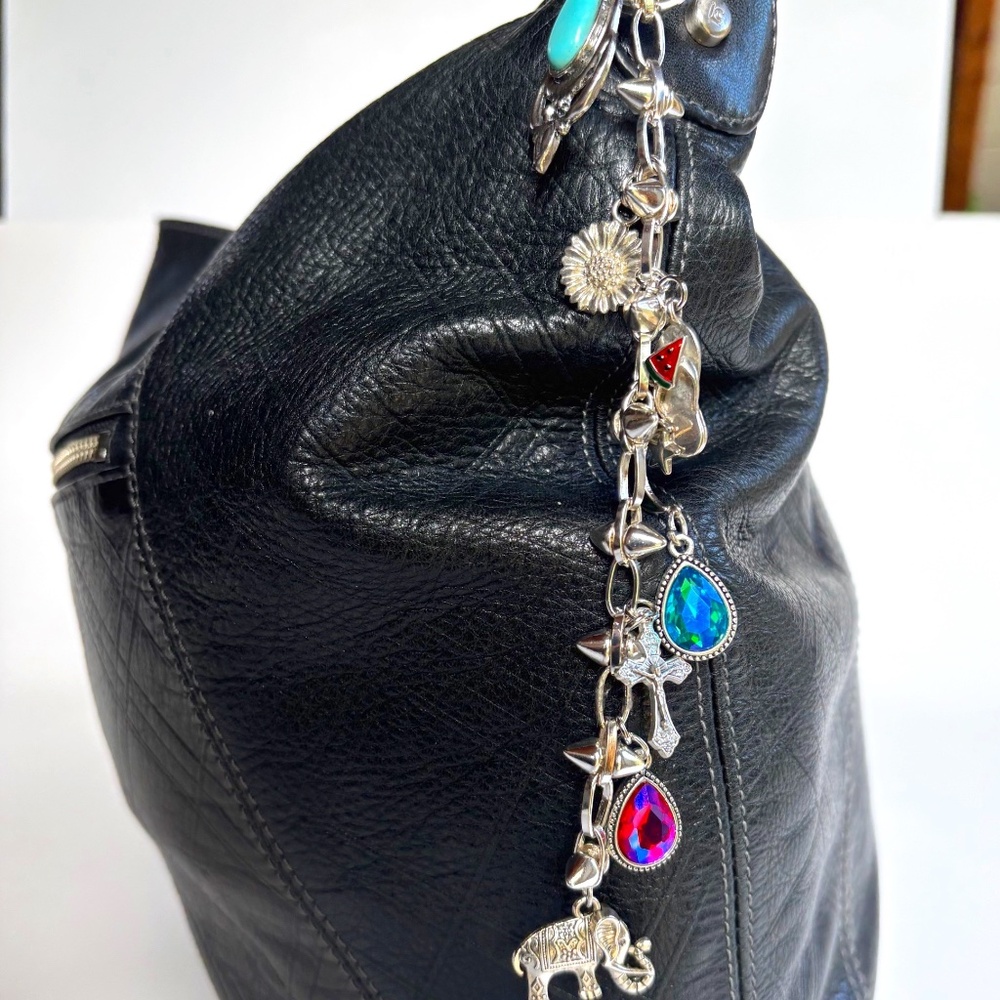 Purse Charm with a SILVER POINTS Theme